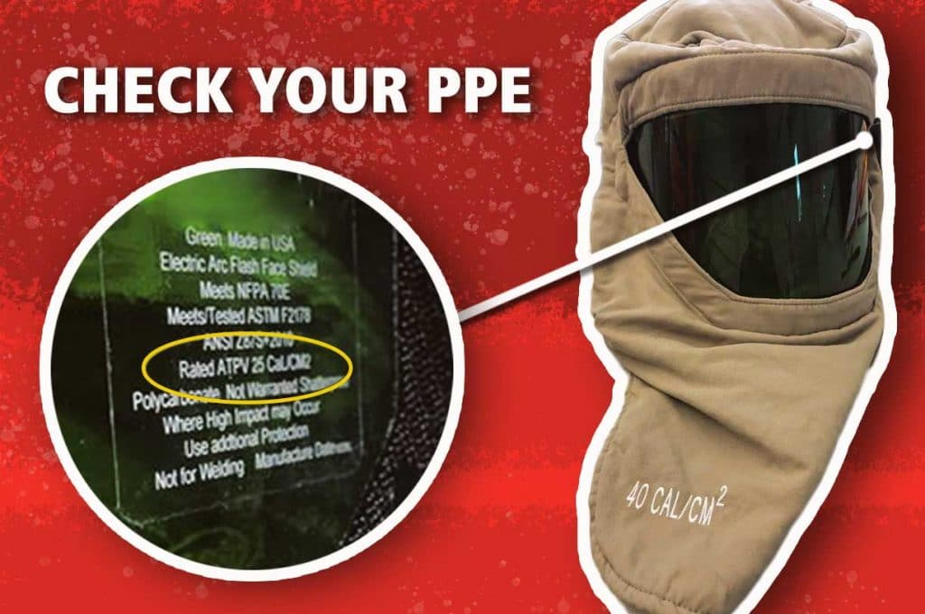 Check the Faceshield in Your ASTM F2178 Arc Flash Hood